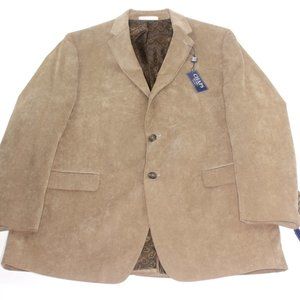 NEWChaps 44 Long Tan Corduroy Blazer Sport Jacket